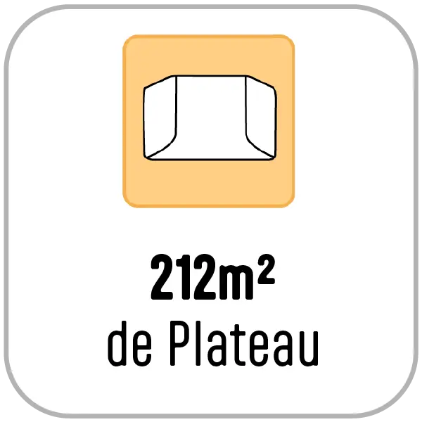 Plateau de tournage de 212 m²